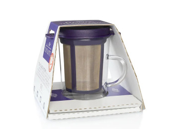 Set Verre Double Paroi (20cl) et Filtre à Thé Flottant FINUM