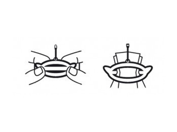 Pince filtre papier INOX forme "Théière"