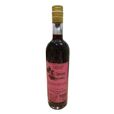 SIROP ARTISANAL CERISE GRIOTTE 25CL BIO