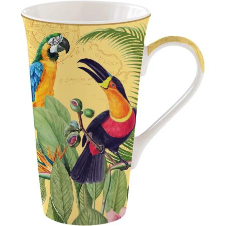 MUG XL EN PORCELAINE 60CL EXOTIC PARADISE