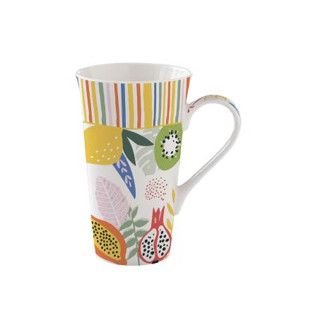 MUG XL 60CL EN PORCELAINE TUTTI FRUITI