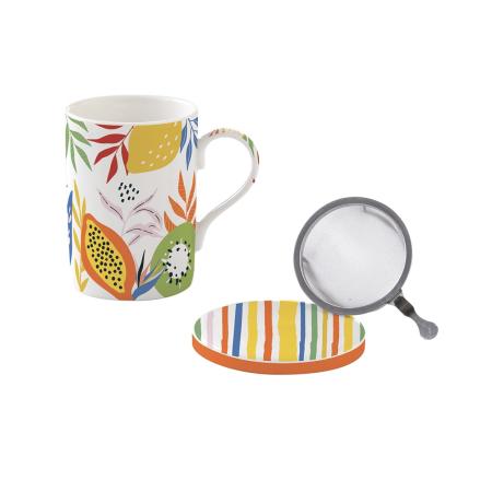 TISANIERE 35CL PORCELAINE TUTTI FRUTTI