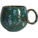 MUG BOULE 50CL VERT/BLEU