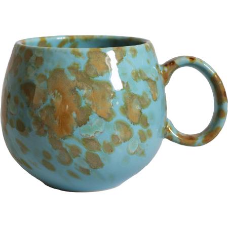MUG PORCELAINE BOULE 50CL BLEU AZURE