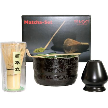 SET MATCHA NOIR - INTERIEUR VERT 