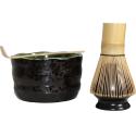 SET MATCHA NOIR - INTERIEUR VERT 