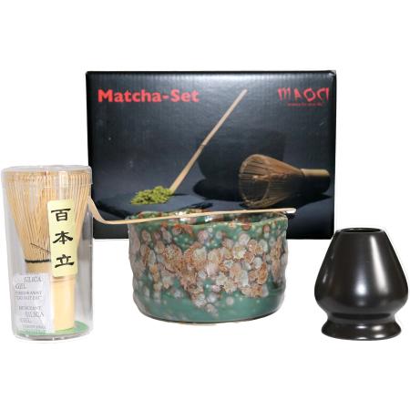 SET MATCHA VERT - MARRON