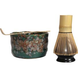 SET MATCHA VERT - MARRON
