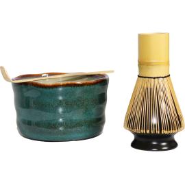 SET MATCHA LISERÉ MARON