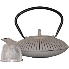 THEIERE FONTE STRIEE BEIGE 0.8L