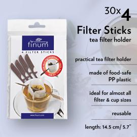 4 BÂTONS POUR FILTRE FINUM