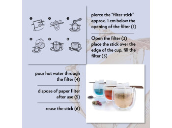 4 BÂTONS POUR FILTRE FINUM