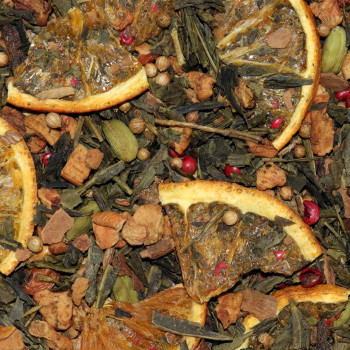 Thé Vert - Biscuit d'Orange