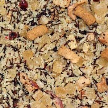 L'Amaretti, infusion coco et amande sur rooibos avec massepain et poivre rose