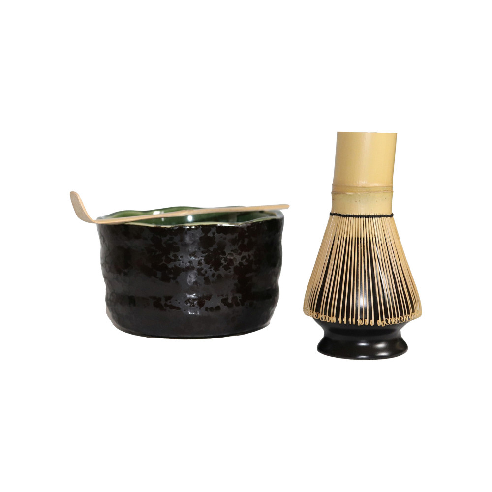 SET MATCHA NOIR - INTERIEUR VERT