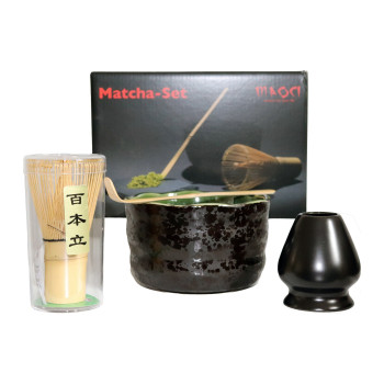 SET MATCHA NOIR - INTERIEUR VERT