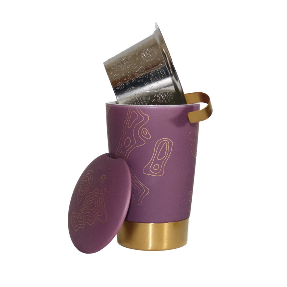 Tisanière TEAEVE Maps Aubergine