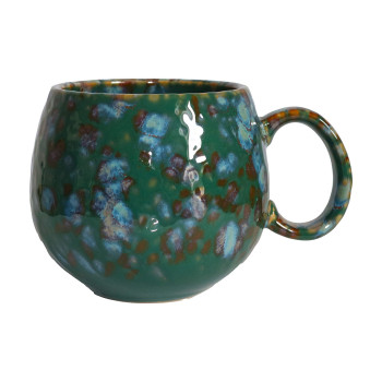MUG BOULE 50CL VERT/BLEU