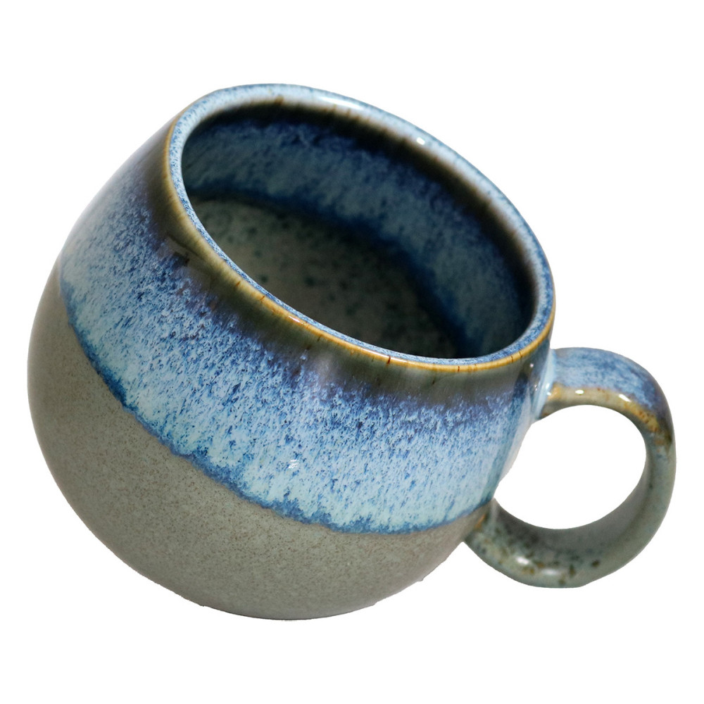 MUG BOULE 50CL BLEU/GRIS