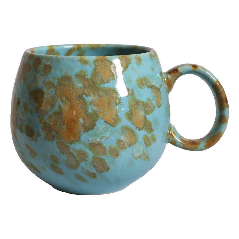 MUG PORCELAINE BOULE 50CL BLEU AZURE