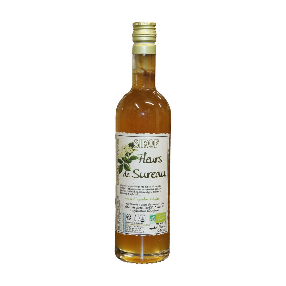 SIROP ARTISANAL SUREAU 25CL BIO