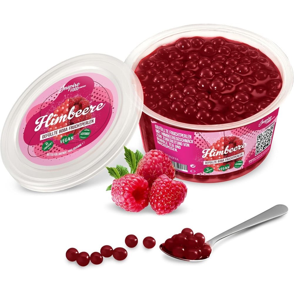 Perles de fruits Framboise 450 g, popping boba | MY SWEET TEA