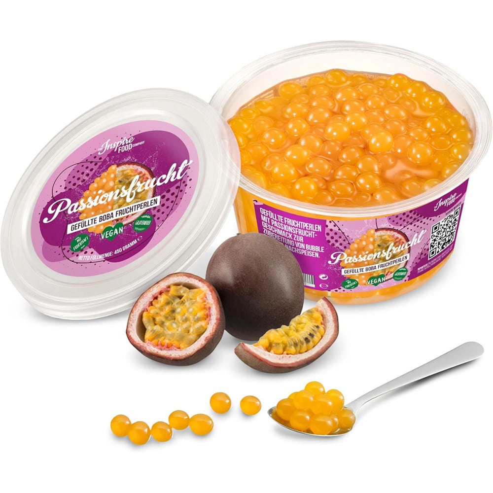 Perles de fruits Passion 450 g, popping boba | MY SWEET TEA