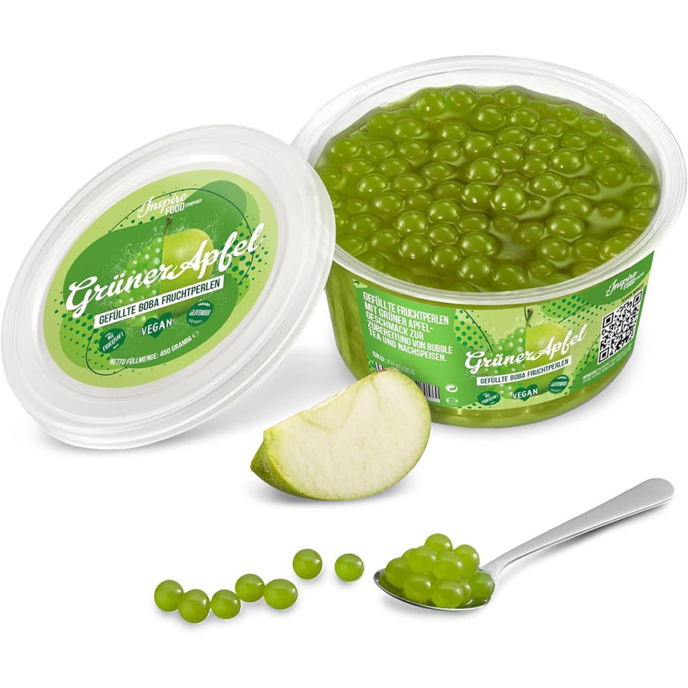 Perles de fruits Pomme 450 g, popping boba | MY SWEET TEA