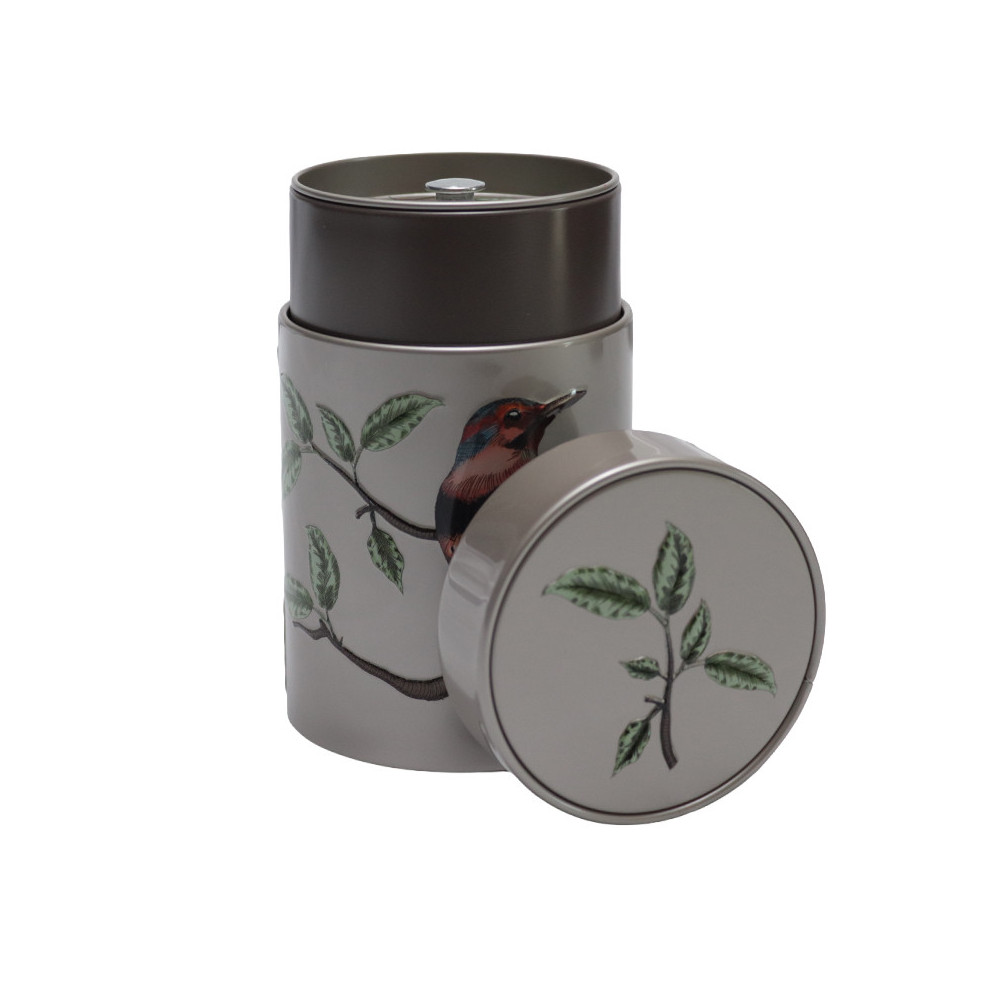 Boîte à thé BIRDS — Eigenart | Ronde, décor poétique & conservation optimale