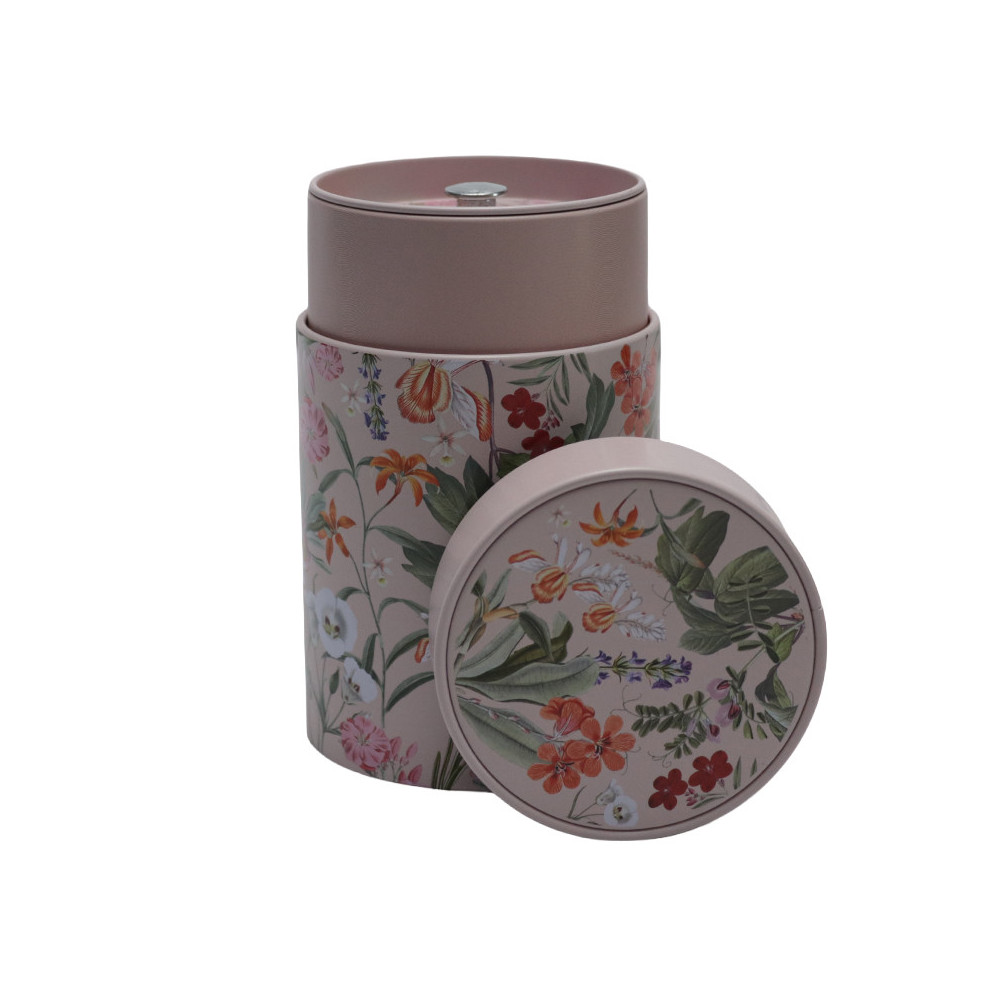 Boîte à Thé MIRA Eigenart - Double Couvercle Hermétique 150g (Rose ou Vert)