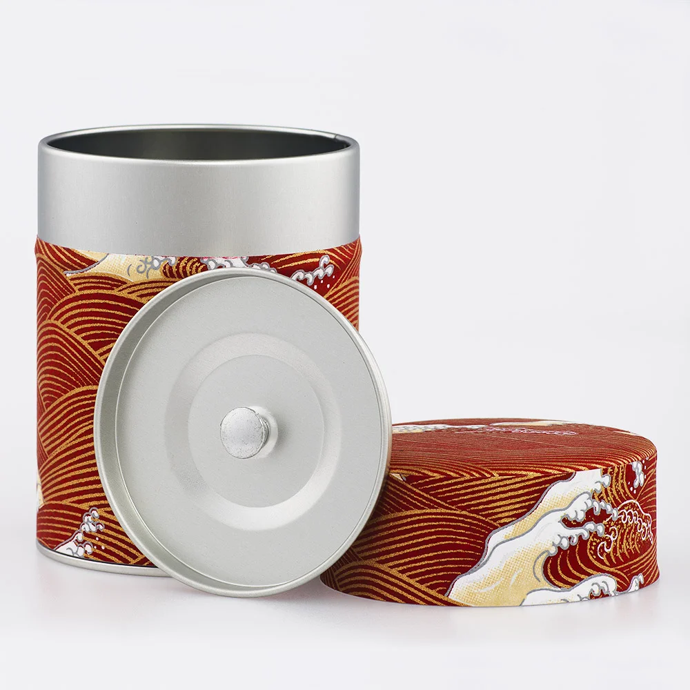 Boîte à thé Washi Esprit Céladon - Décorée main en France