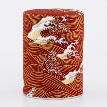 Boîte à thé Washi Esprit Céladon - Décorée main en France