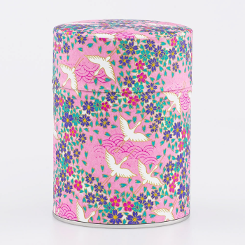 Boîte à thé Washi Esprit Céladon - Décorée main en France