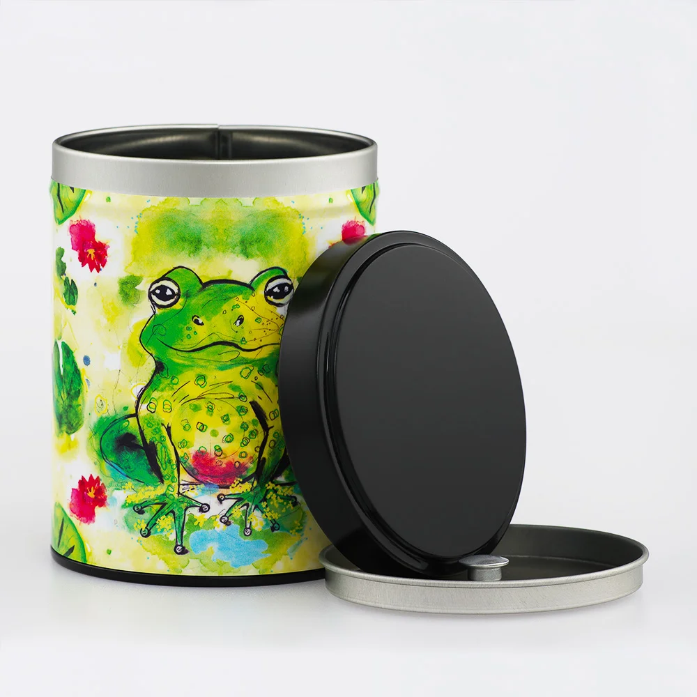 Boîte à thé Grenouille Zen Esprit Céladon - Empilable 100g