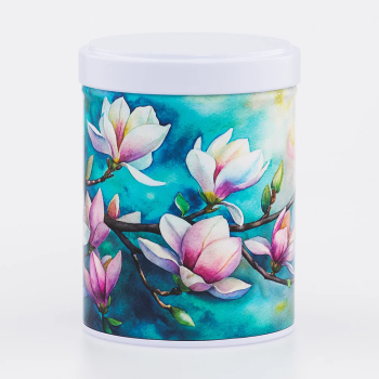 Boîte à thé Mokuren Esprit Céladon - Empilable 100g Magnolia