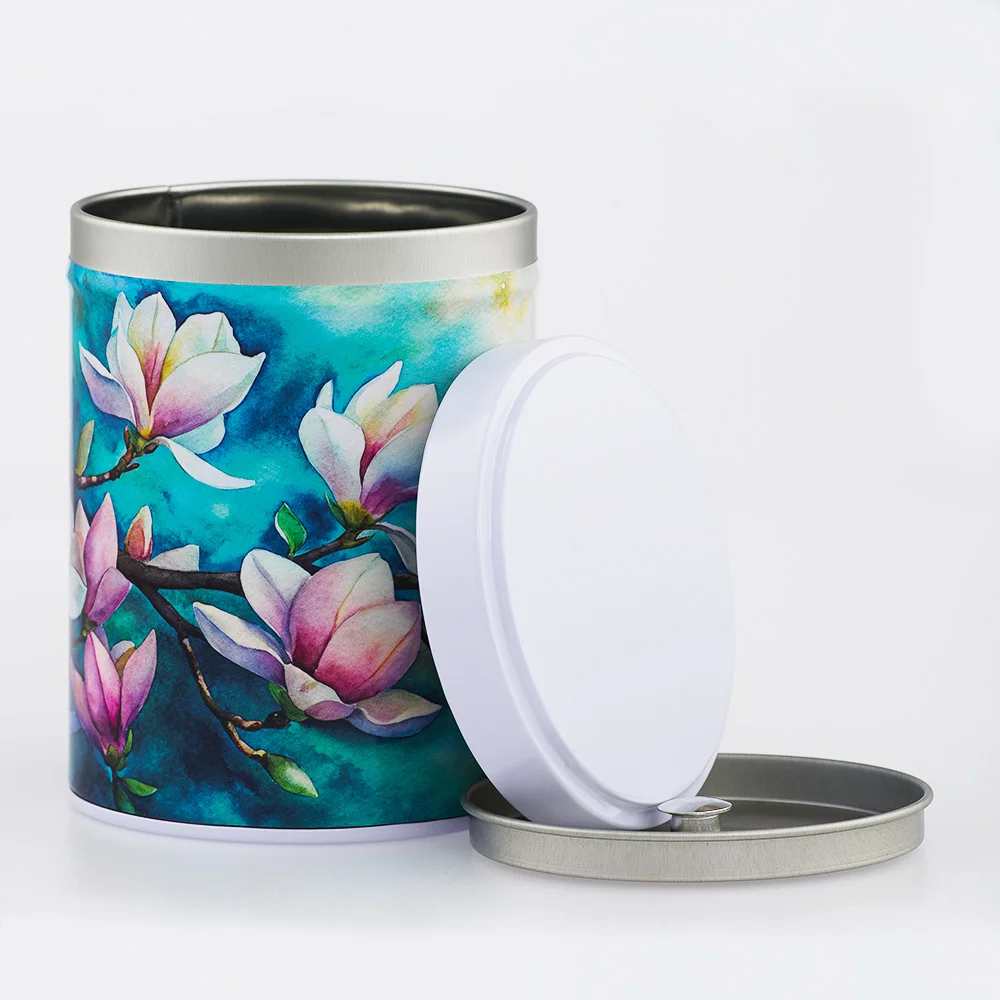 Boîte à thé Mokuren Esprit Céladon - Empilable 100g Magnolia