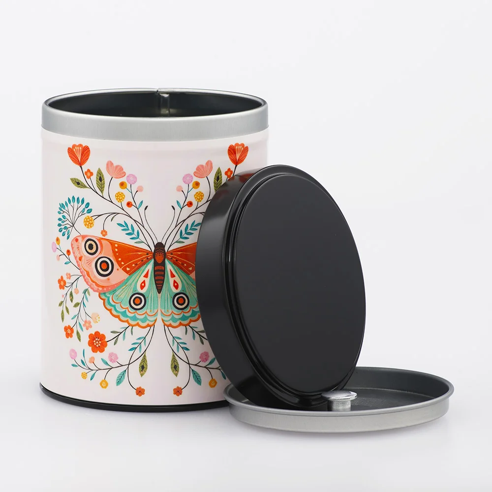 Boîte à thé Azuré Esprit Céladon - Empilable 100g Métal