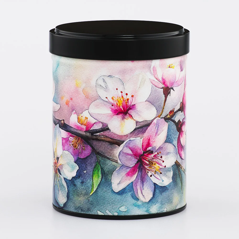 Boîte à thé Cherry Blossom Esprit Céladon - Empilable 100g