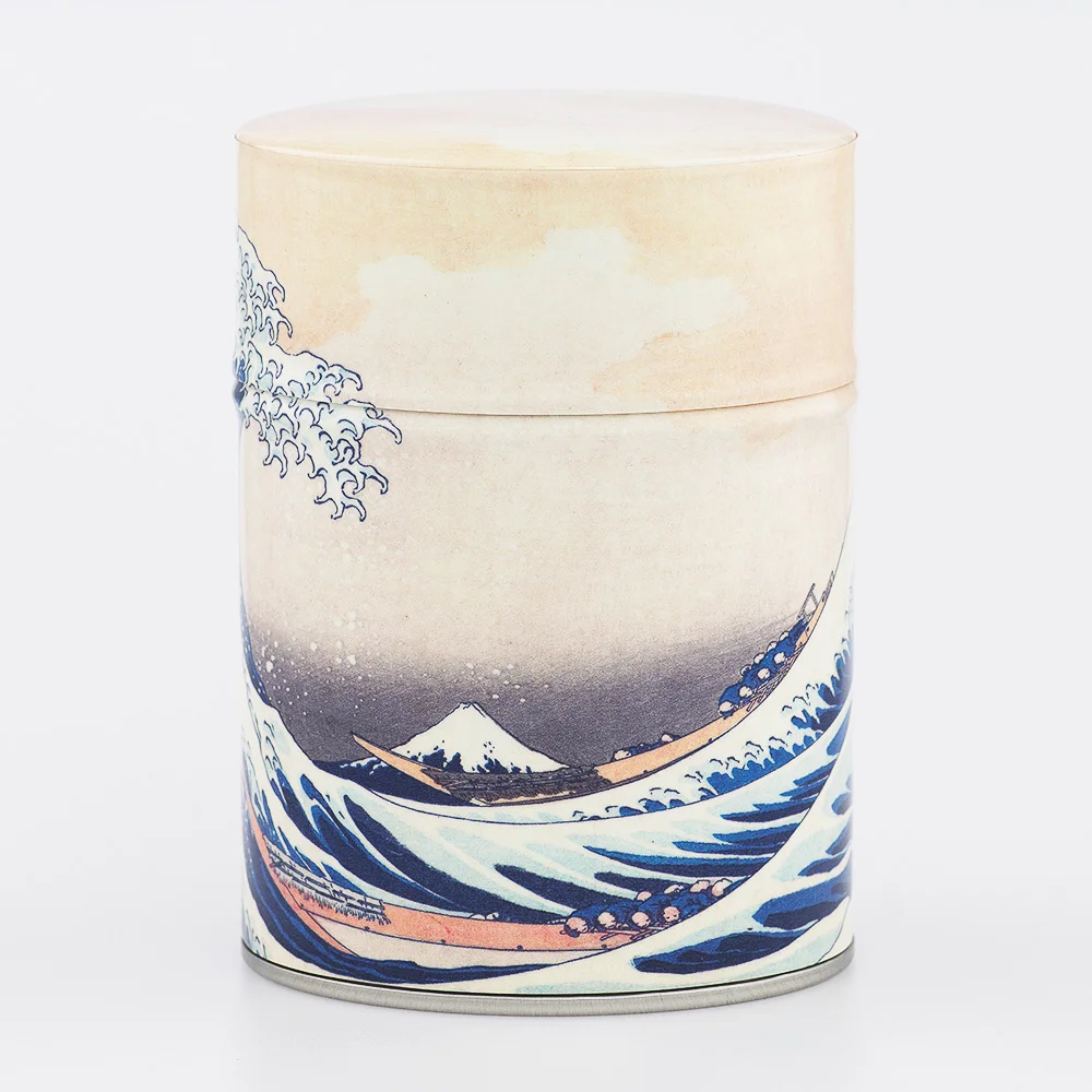 Boîte à thé Hokusai Esprit Céladon - Décor continu 100g