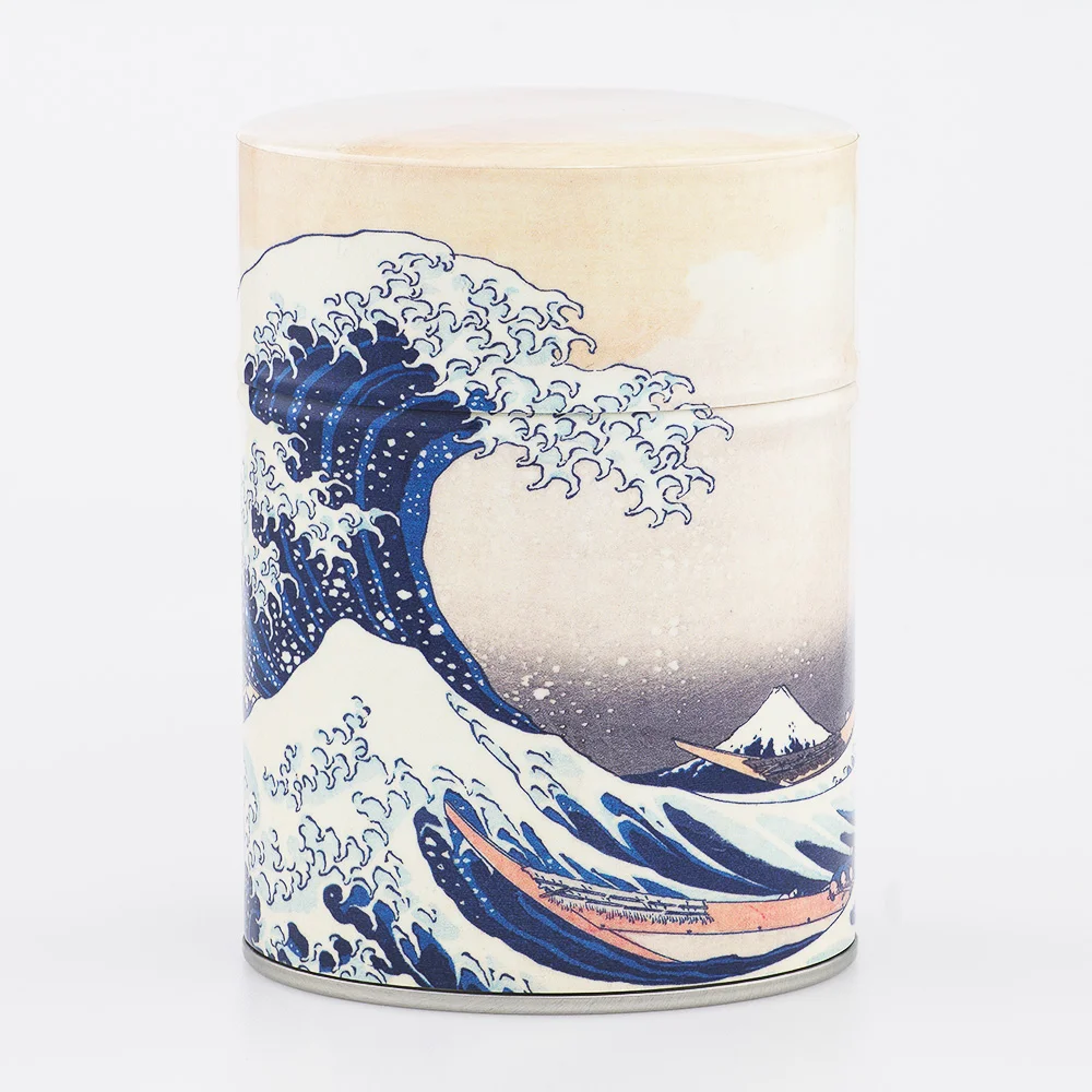 Boîte à thé Hokusai Esprit Céladon - Décor continu 100g