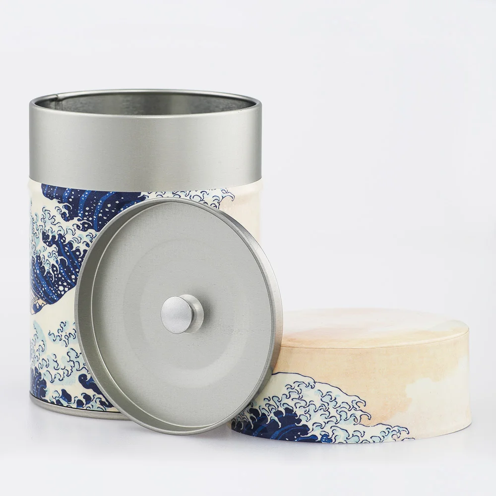 Boîte à thé Hokusai Esprit Céladon - Décor continu 100g