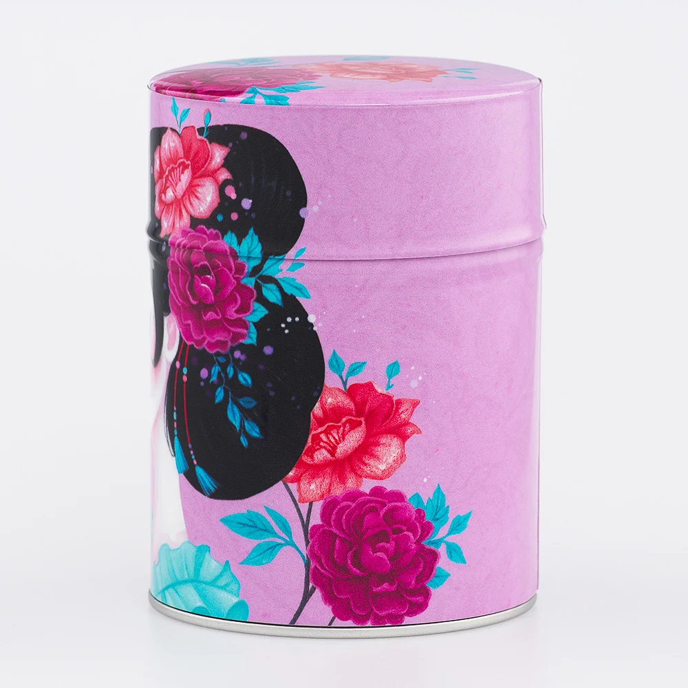 Boîte à thé Yuzuki Esprit Céladon - Décor continu Femme Japonaise