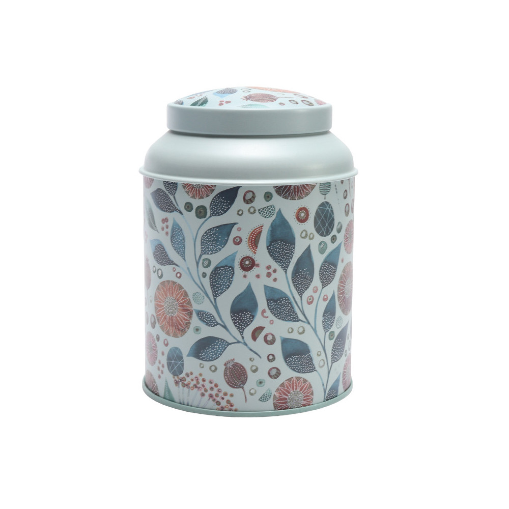 Boîte à Thé Métal Linnea Green Eigenart 175g - Design Botanique Scandinave