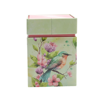 BOITE A THÉ METAL "KING FISHER" 150G