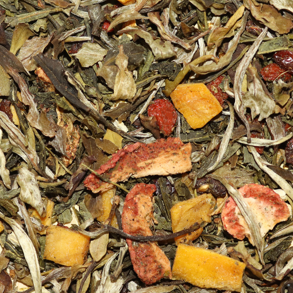 Thé Blanc & Vert Litchi Pêche - Dragon Blanc