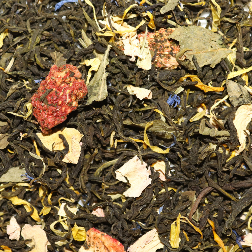 Thé Vert Bio Fraise & Basilic - Fraisilic Bio