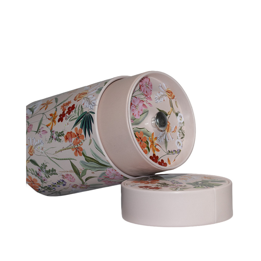 Boîte à Thé MIRA Eigenart - Double Couvercle Hermétique 150g (Rose ou Vert)