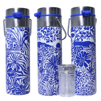 Bouteille isotherme LEEZA Côte d’Azur 0,5 L — Eigenart | Design méditerranéen & isolation performante