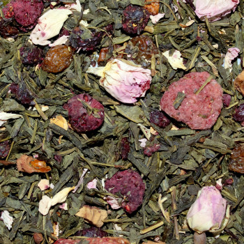 Thé Vert Framboise Vanille Cerise - Bonne Humeur