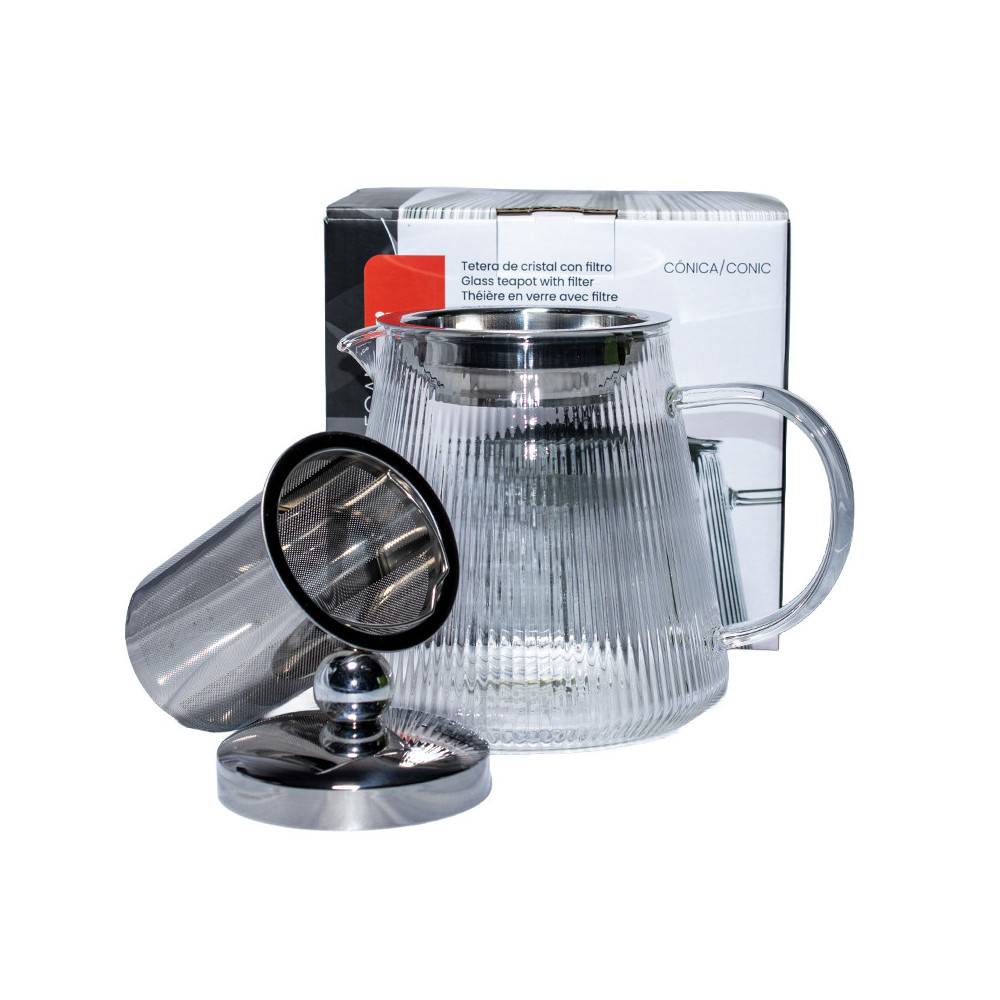 Théière Verre Borosilicate IBILI Cónica 800ml | MY SWEET TEA
